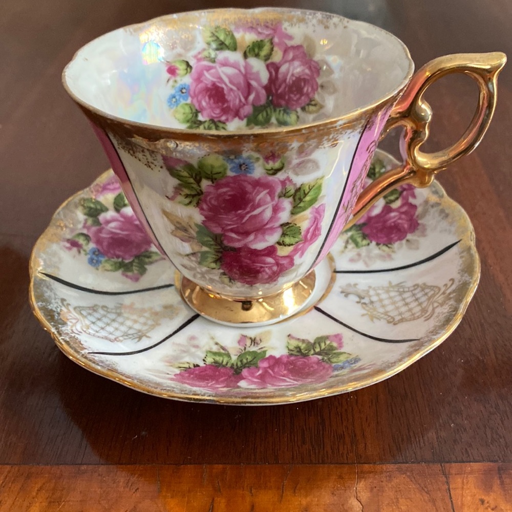 Royal Halsey “very fine” Teacup and Saucer